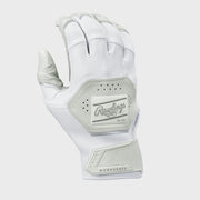 Rawlings Adult Workhorse Batting Gloves - Extra Large - White/White