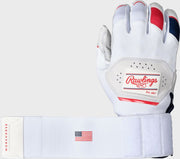 Rawlings Adult Workhorse Compression Strap Batting Gloves - Large - Usa