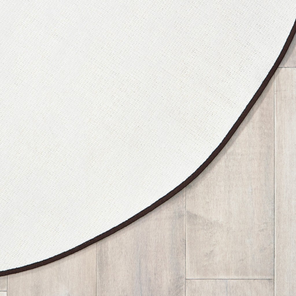 KIDSoft Tranquil Trees Decorative Rug Tan - 6ft - Round - Tan