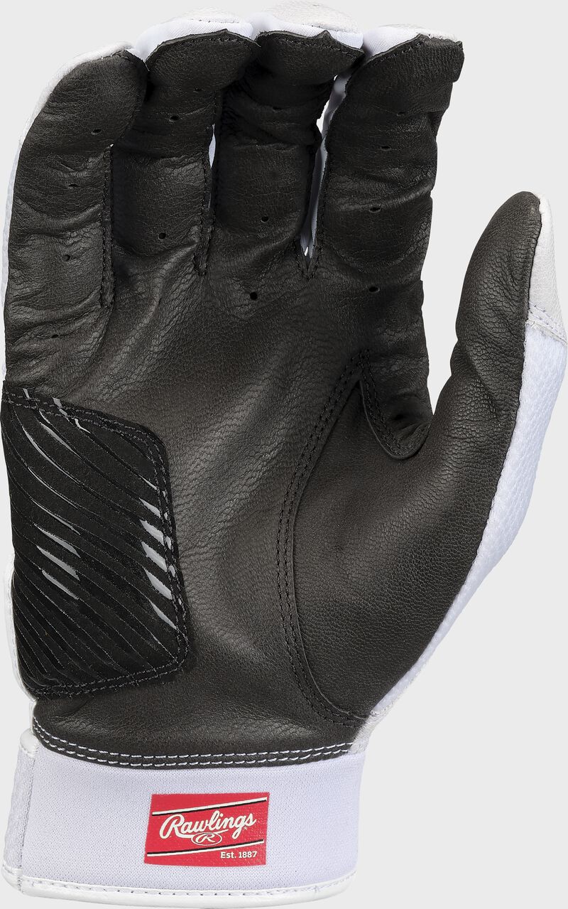 Rawlings Womens Workhorse Okc Fastpitch Softball Batting Gloves - Extra Large - White