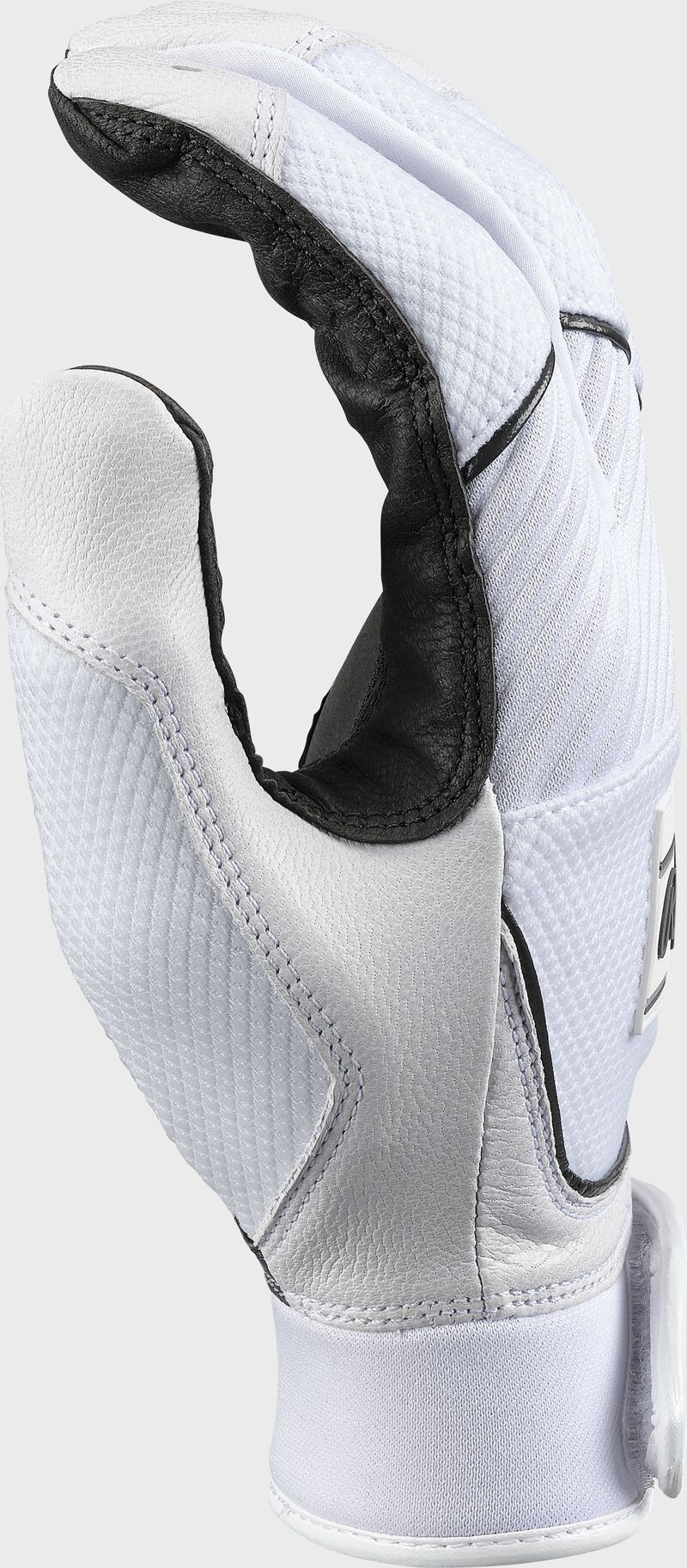 Rawlings Womens Workhorse Okc Fastpitch Softball Batting Gloves - Large - White