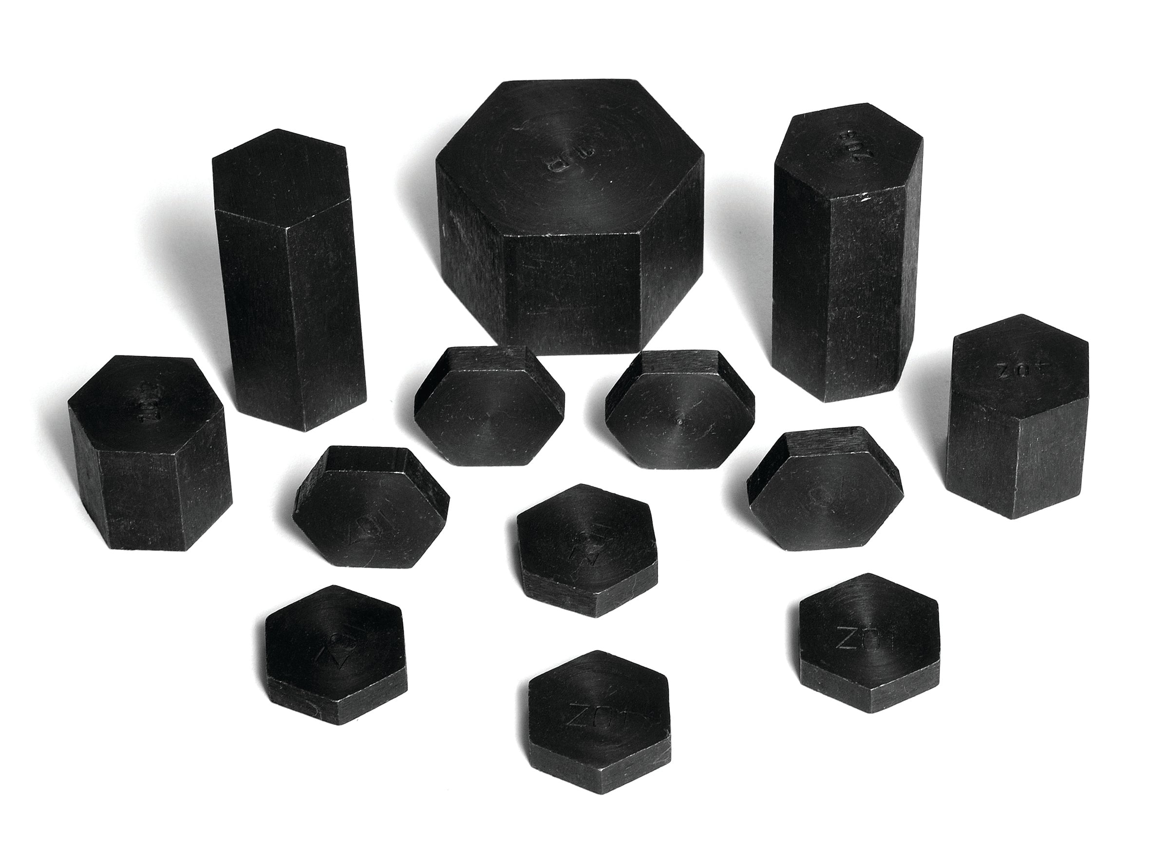United Scientific® Hexagonal Weight Set, Customary