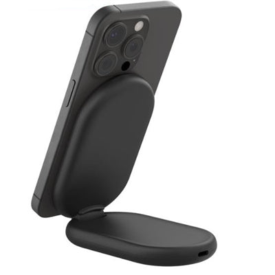 Qi2 Low Cost Single Wireless Charging Stand, Black