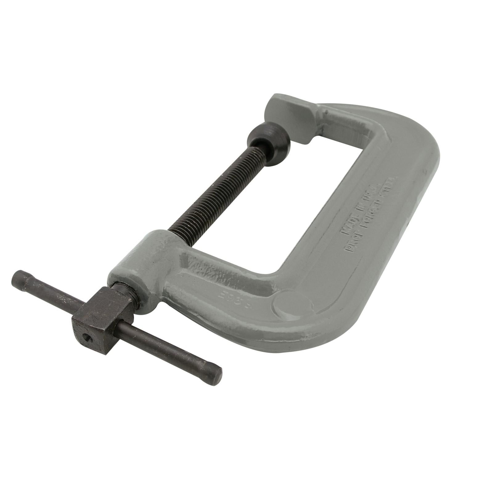Wilton 104, 100 Series Forged C-Clamp - Heavy-Duty, 0" - 4" Jaw Opening , 2-3/8" Throat Depth