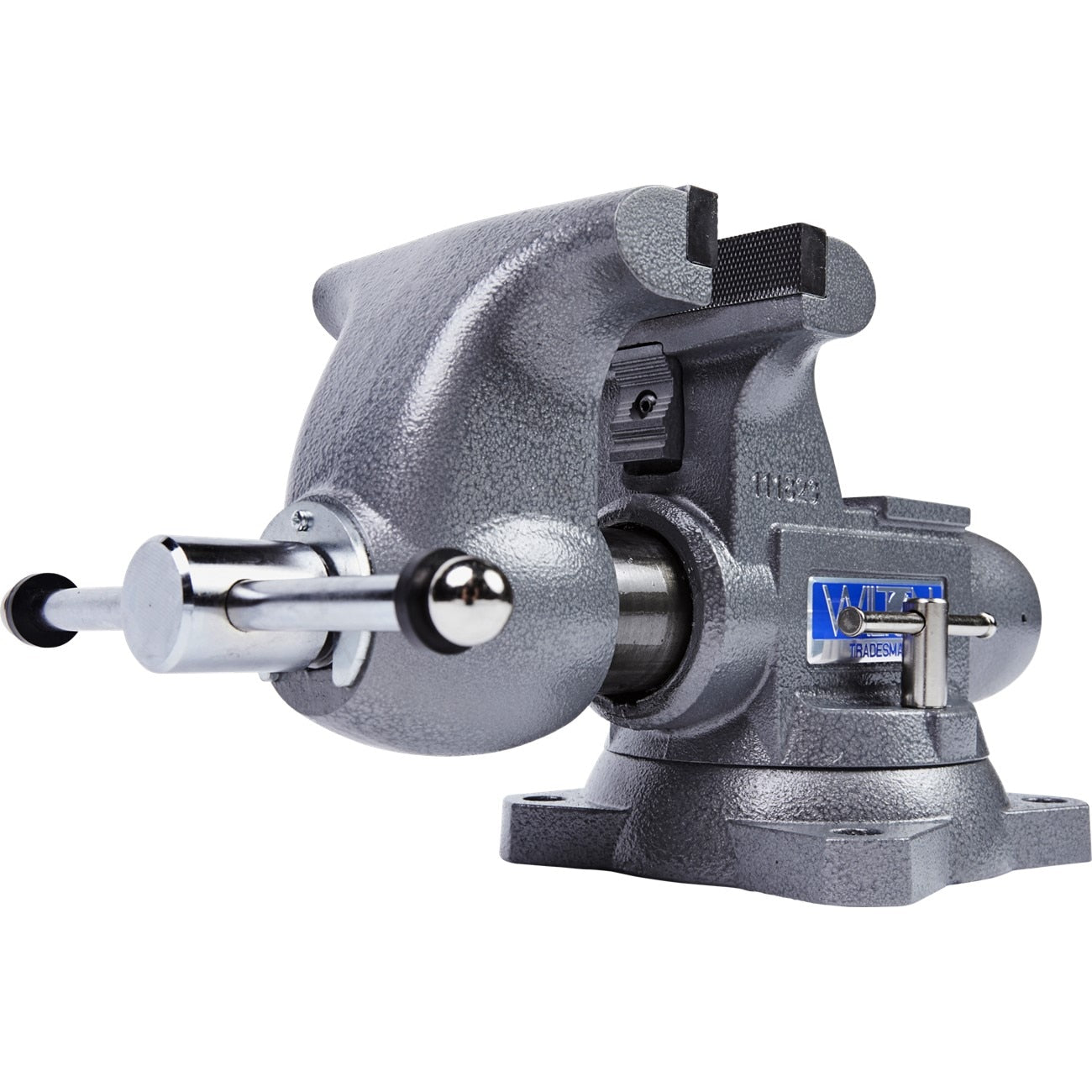 Tradesman 1765 6-1/2" Vise, Round Channel 360 Degree Swivel Base