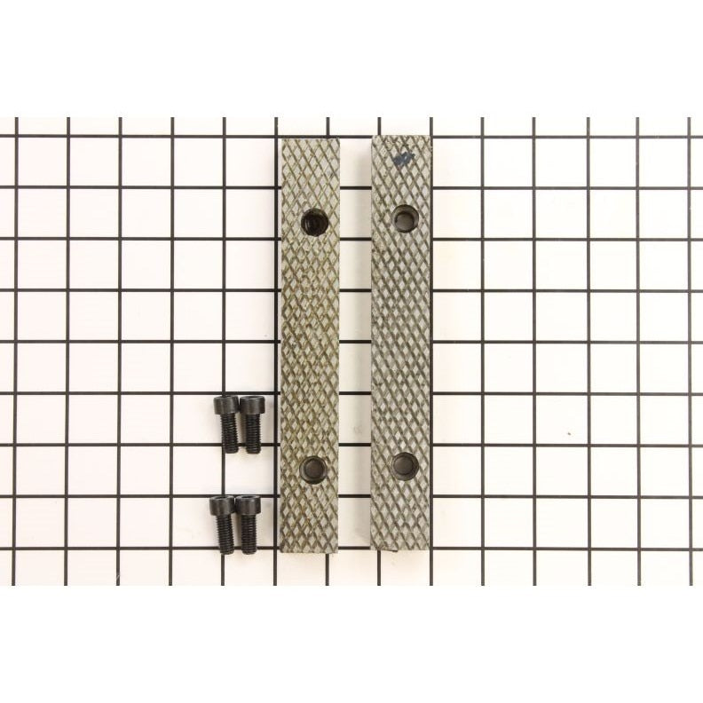 Wilton Replacement part, Serrated Jaw Inserts with Screws, for Vise Model# WS8, 8" Vise