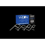 F-Clamp Kit, 400 to 1,800 lb Clamping Force, 4 Pieces