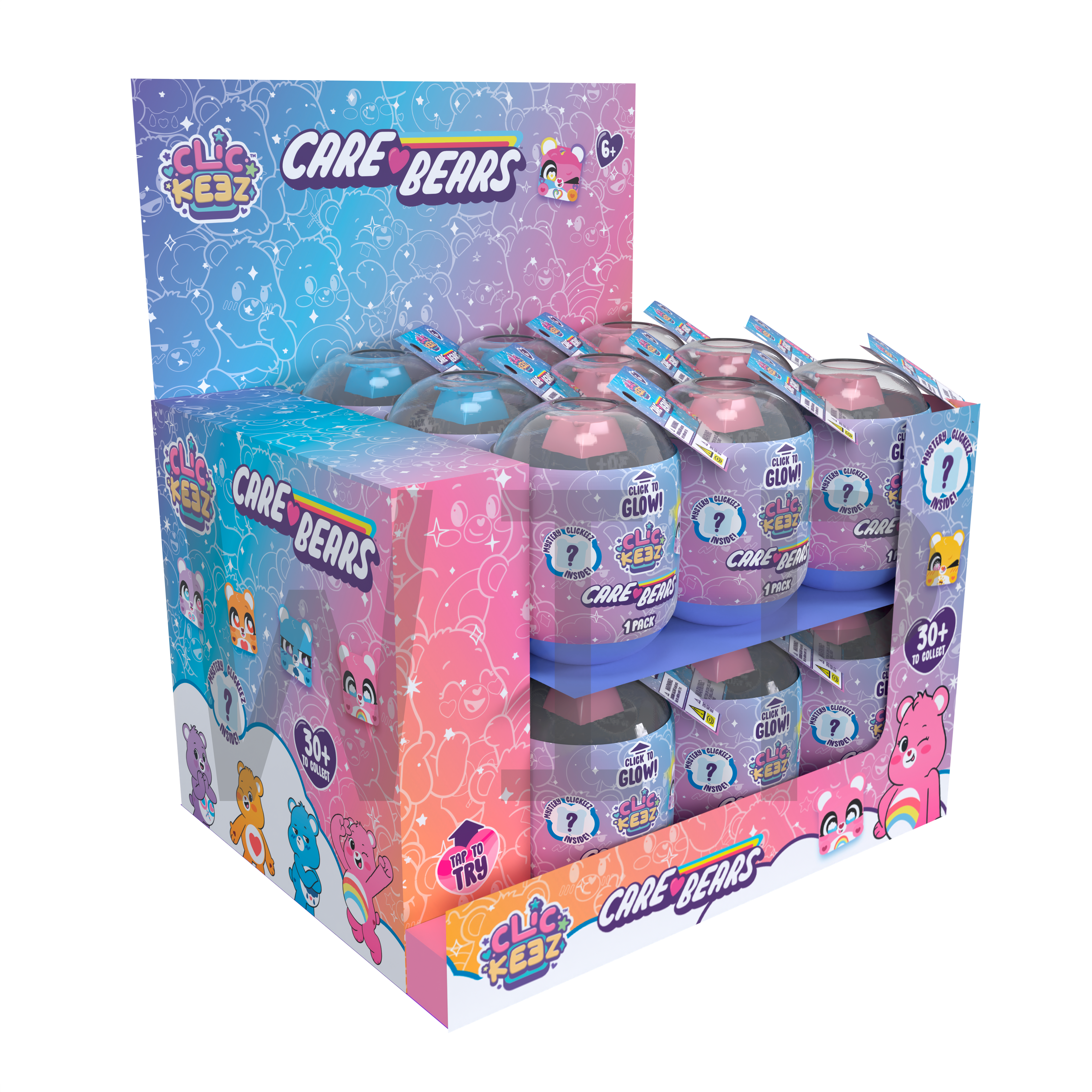Clickeez Care Bears - 1-Pack CDU