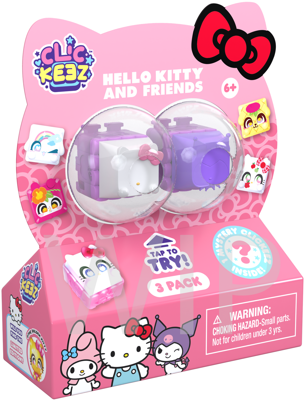 Clickeez Hello Kitty & Friends - 3-Pack CDU
