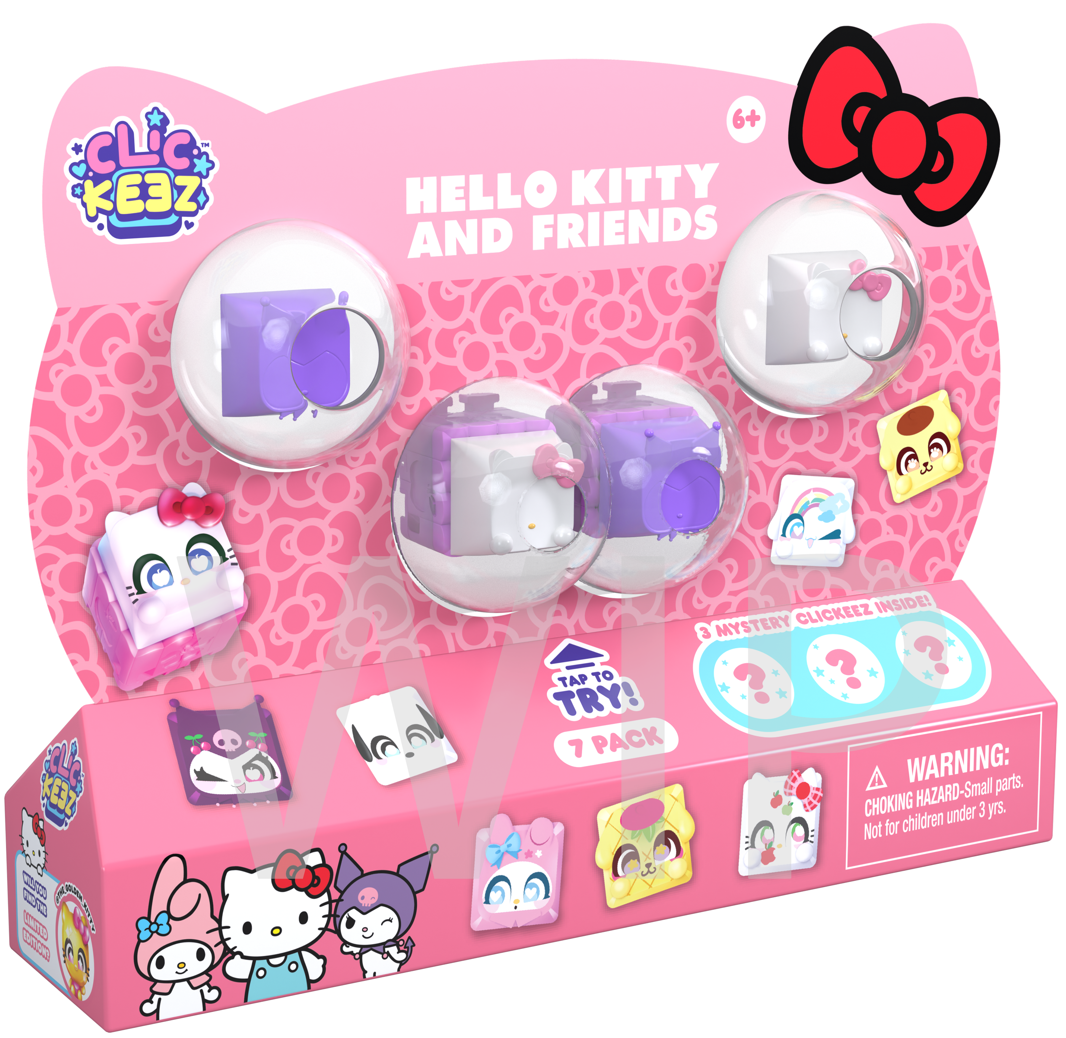 Clickeez Hello Kitty & Friends - 7-Pack