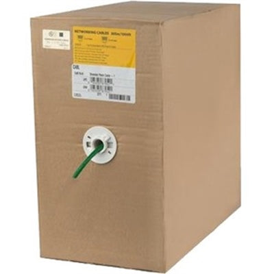 StarTech.com 1000 Ft Bulk Cat6 Ethernet Cable - Stranded - CM-Rated for in-Wall Use - Cat 6 UTP Patch Cable - Green