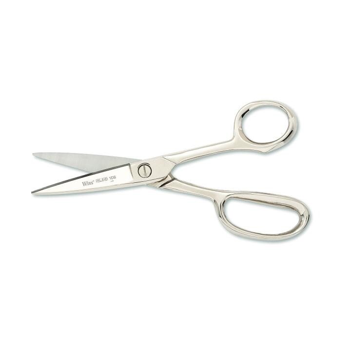 1DSN Crescent Wiss, Industrial Shears, Nickel Plated, 2.75 Inch, Nickel-plated