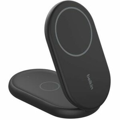 Belkin Qi 2 2-in-1 Stand - Black: Magnetic Mount & Device Holder