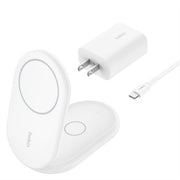 Belkin 2-in-1 Magnetic Foldable Wireless Charger 15W for iPhone (White)