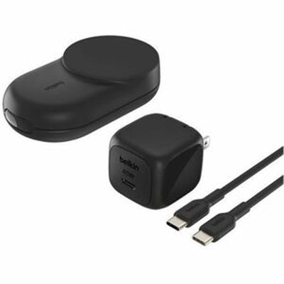 3/1 Qi 25W Mid-Range Compact Stand Black w/ PSU (Round)