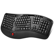TruForm Ergo Trackball Keybd 2.4GHz TruForm Wireless Ergonomic Media with centrally positioned 800 DPI Trackball