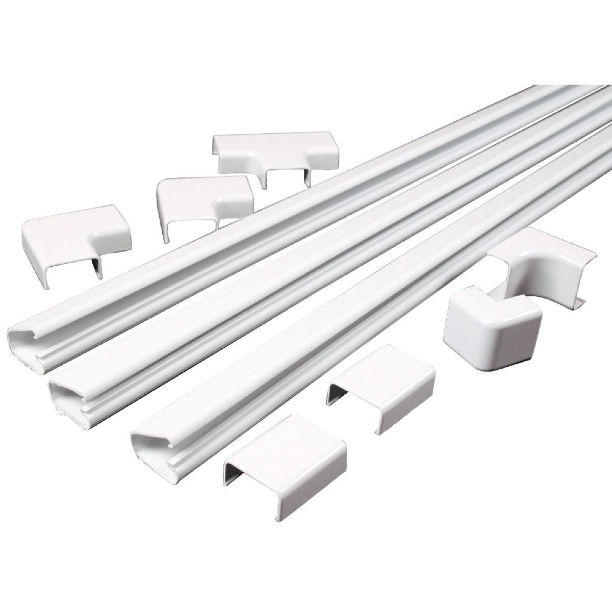 Wiremold CordMate 1 In. x 4 Ft. White Channel