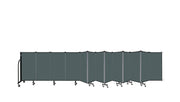 Wallmount Room Divider - 4'H x 23' 10" - 13 Panel, Mallard, Fabric