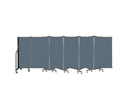 Wallmount Room Divider - 5'H x 20' 2"L - 11 Panel, Lake, Fabric