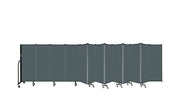 Wallmount Room Divider - 5'H x 23' 10" - 13 Panel, Mallard, Fabric