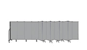 Wallmount Room Divider - 5'H x 23' 10" - 13 Panel, Granite, Vinyl