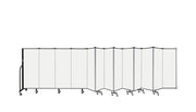 Wallmount Room Divider - 5'H x 23' 10" - 13 Panel, Ice, Vinyl