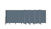 Wallmount Room Divider - 6'H x 23' 10" - 13 Panel, Lake, Fabric