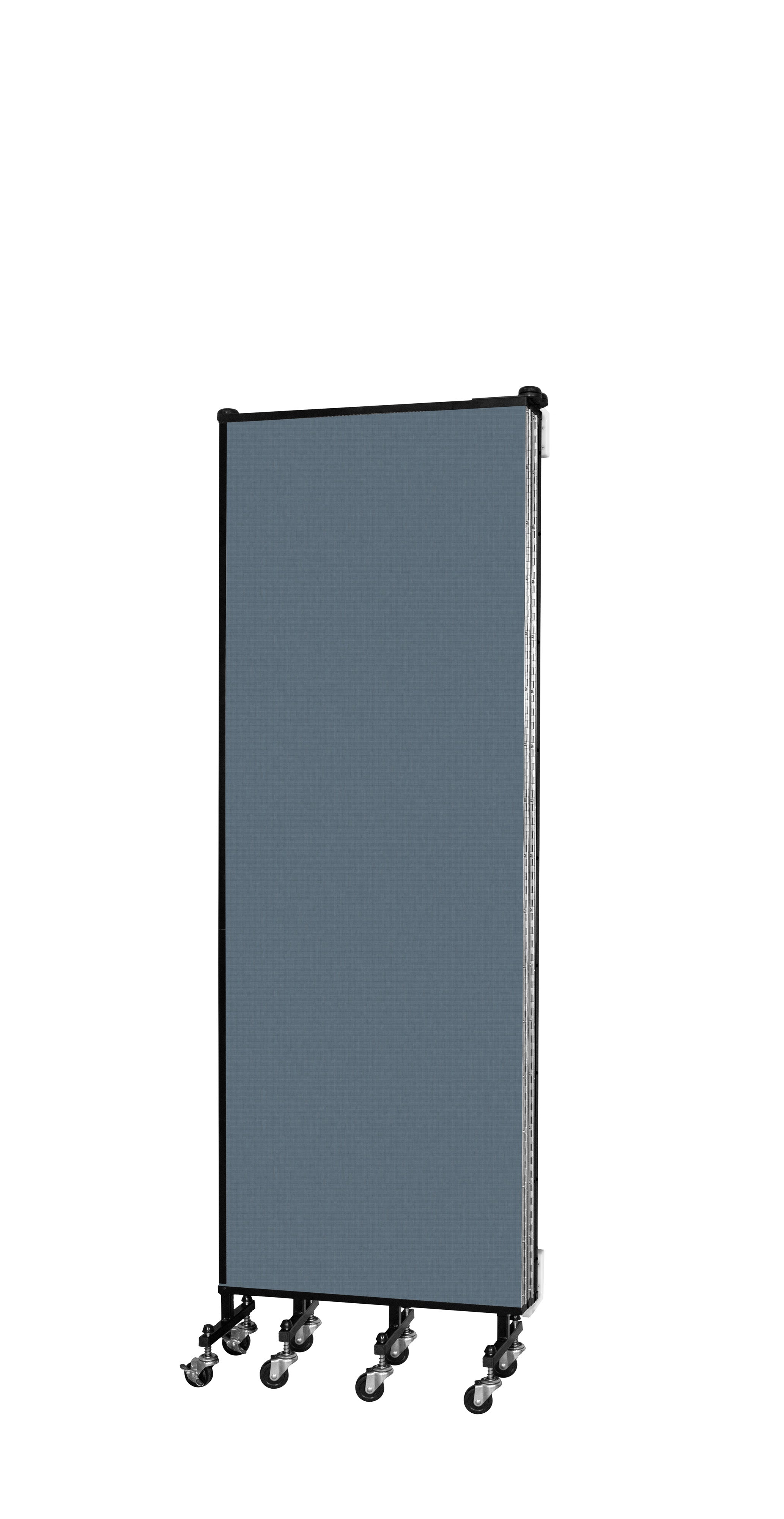 Wallmount Room Divider - 6'H x 9' 2"L - 5 Panel, Lake, Fabric