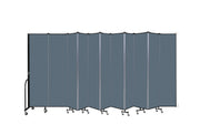 Wallmount Room Divider - 7' 4"H x 20' 2"L - 11 Panel, Lake, Fabric