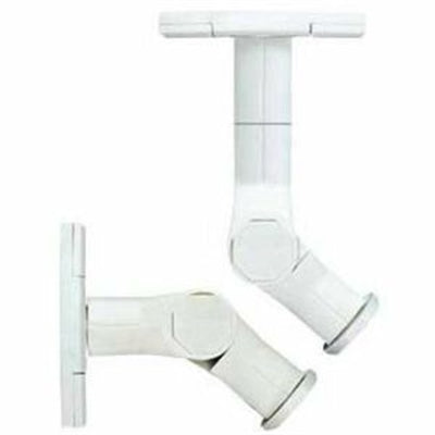 Sanus Satellite Speaker Wall Mount - Tilt and Swivel Speaker Mount - White
