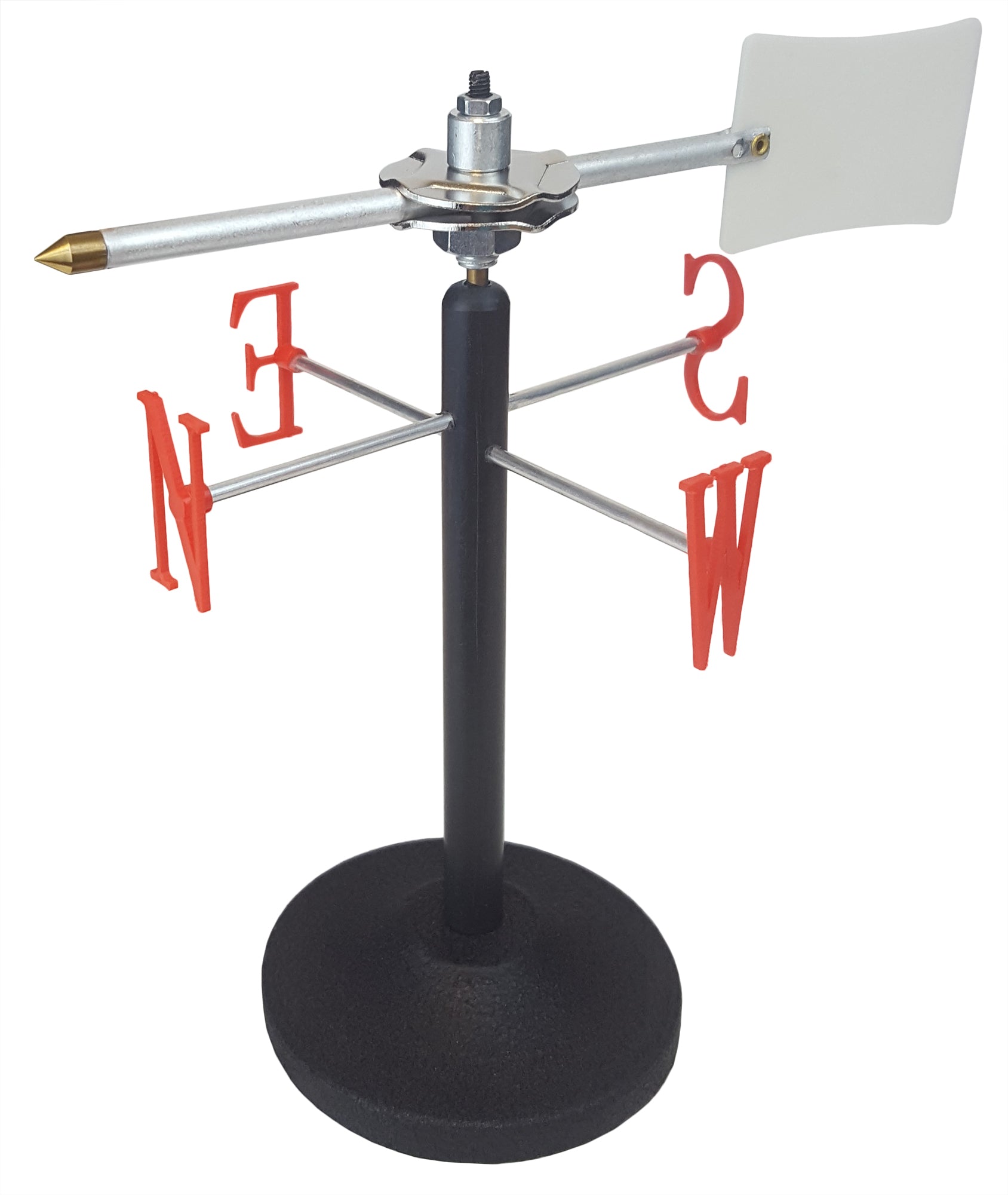 Wind Vane, noting all directions with heavy metal base.