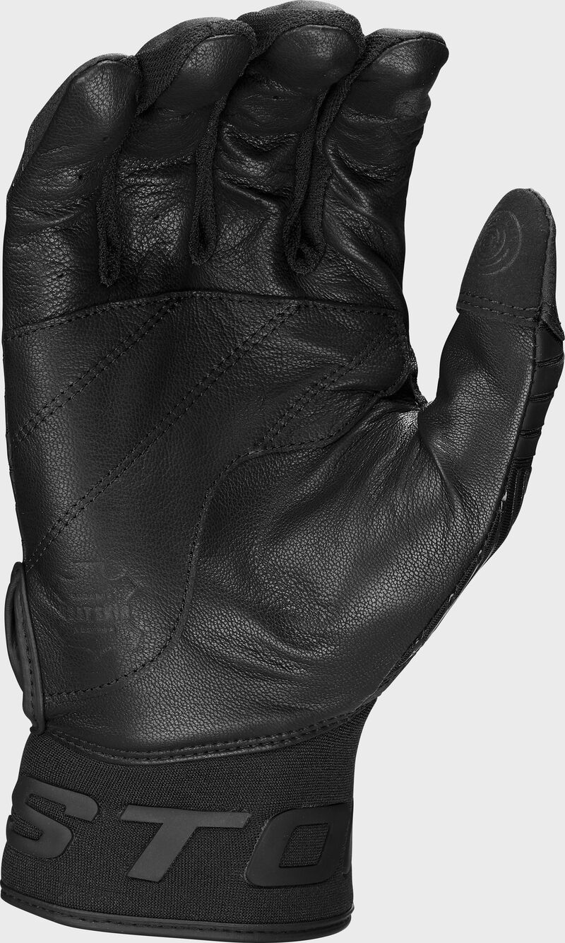 Easton Youth Walk-Off Ethos Batting Gloves - Medium - Black Tie - Black/Black