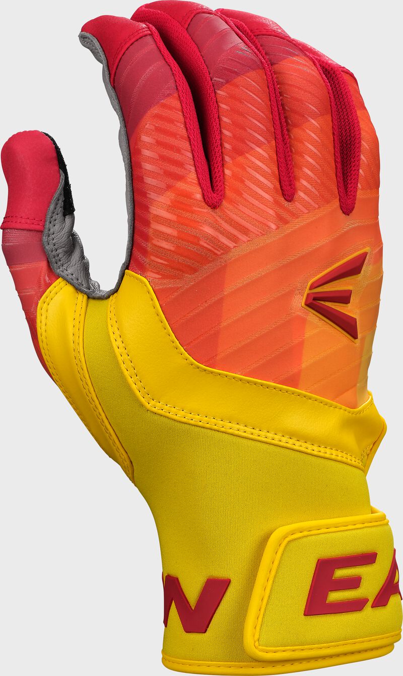 Easton Adult Walk-Off Ethos Baseball Batting Gloves - Medium - Fire
