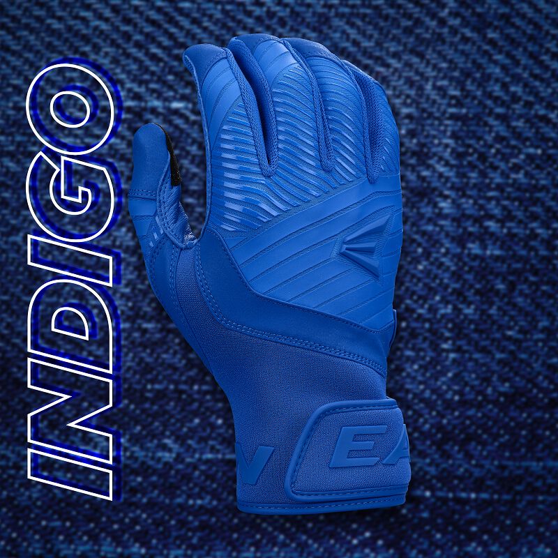 Easton Youth Walk-Off Ethos Batting Gloves - Extra Large - Indigo - Royal/Royal