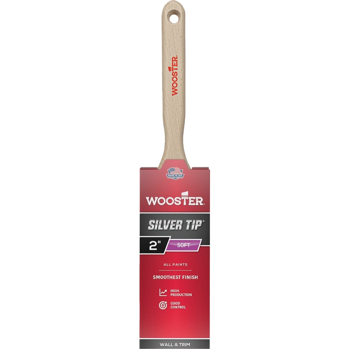 Wooster SILVER TIP 2 In. Chisel Trim Flat Sash Paint Brush