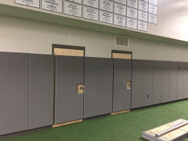 Protector 2" Polyurethane, Solid Color, Z-track, Wood Backed Wall Padding