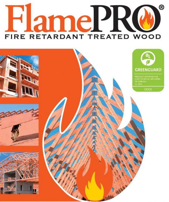 Upgrade To Include Fire Retardant Coating On Wood Backing