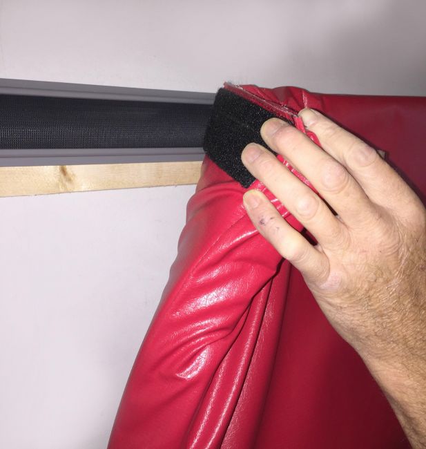Velcro Track Mounting System For Wall Padding
