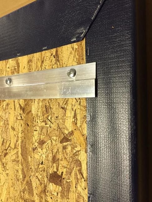 Third Row "z" Track For Wall Padding