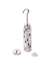 United Scientific® Slotted Weight Set Of 12, Aluminum