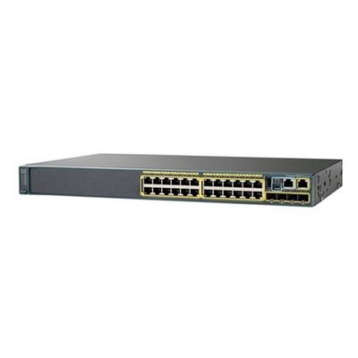 Cisco Catalyst 2960X-24PS-L Ethernet Switch - 24 Ports - Manageable - 10/100/1000Base-T - Refurbished - WSC2960X24PSLRF