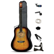 Washburn WSHAGPAKQTTB 6-String Dreadnought Acoustic Guitar Pack