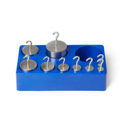 United Scientific® Hooked Weight Set Of 9, Stainless Steel