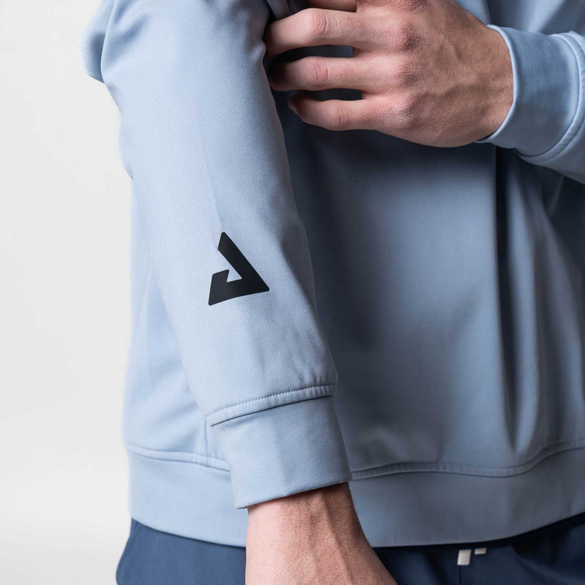 Men's Warm Up HZ Hoodie (Dusty Blue) - L