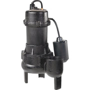 Wayne 1/2 H.P. Cast Iron Sewage Ejector Pump w/Tether Switch