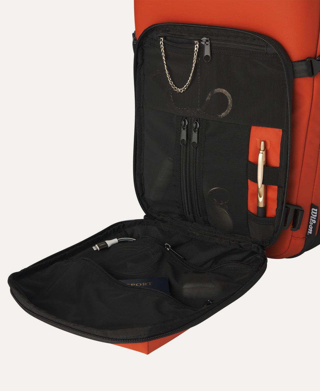 Helix Travel Backpack - Terra Cotta - Volleyball