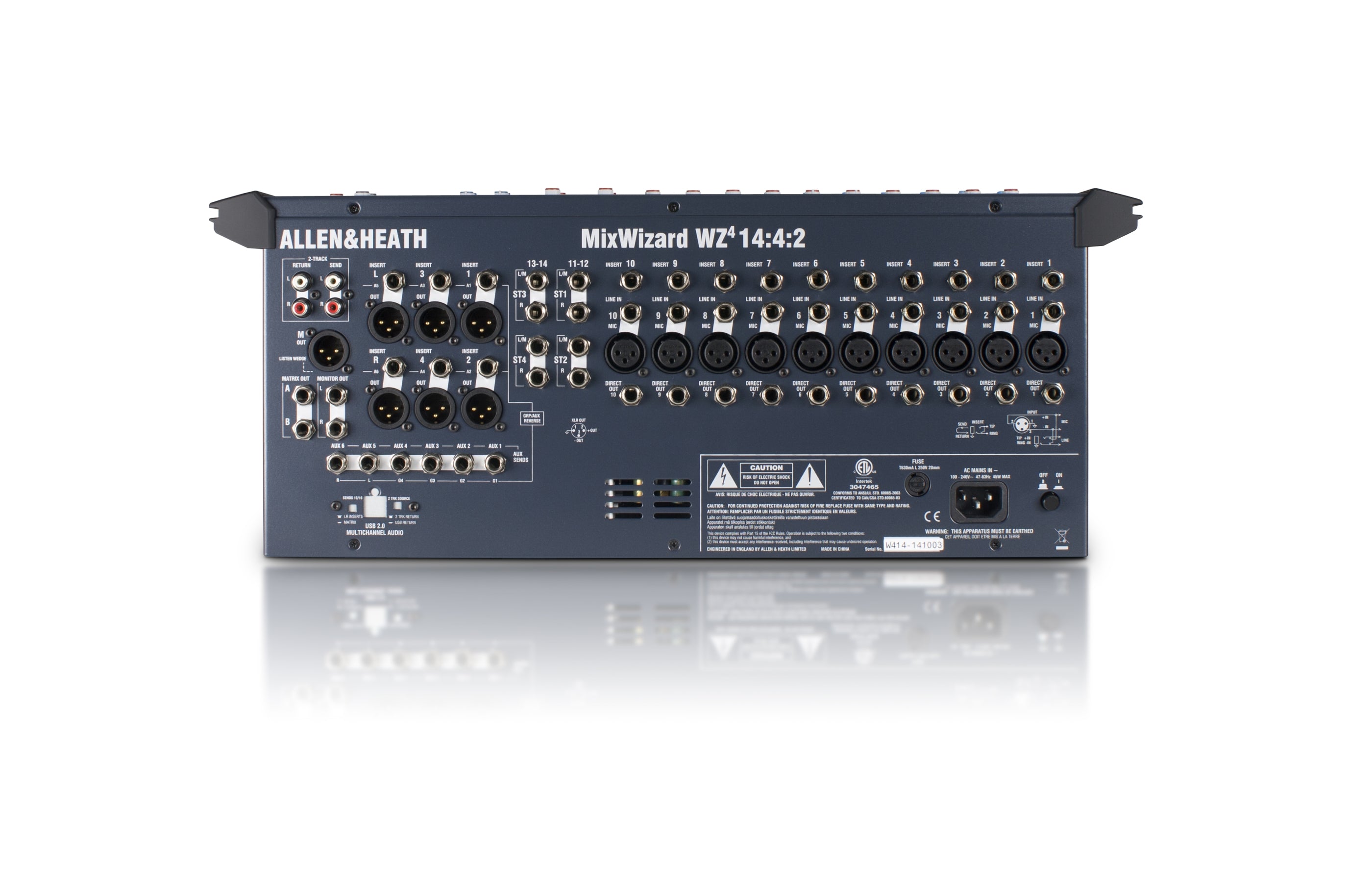 Allen and Heath WZ414:4:2 10 Channel Analog Mixer