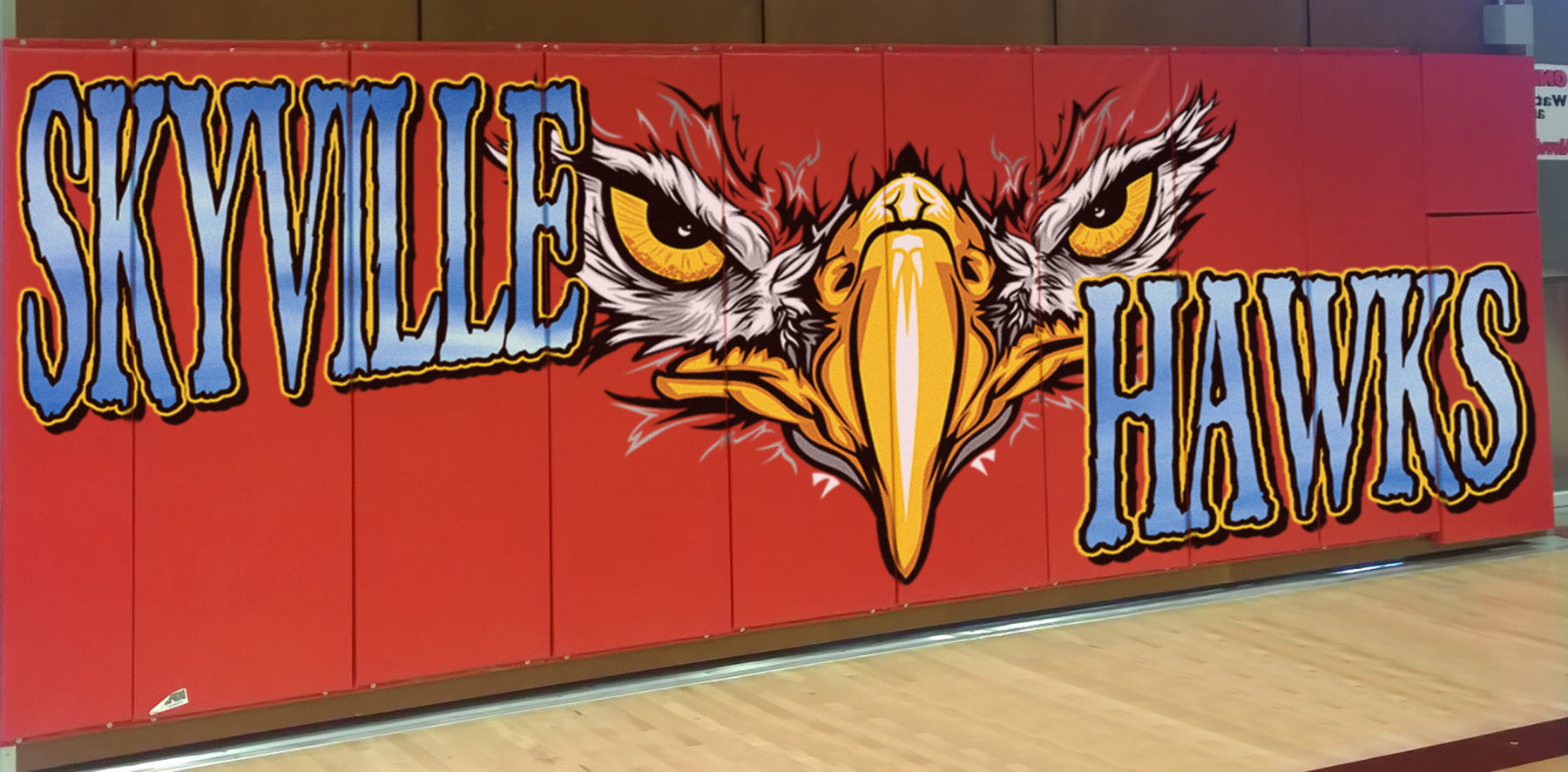 Aer-Flo (FR) Wall Pad -2" Foam- 2'W x 7'H-w/ Print