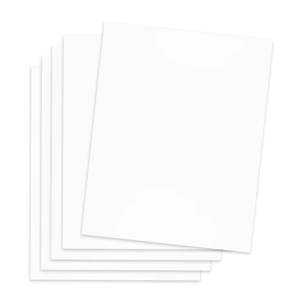 White Posterboard 4"x11" 50 pcs