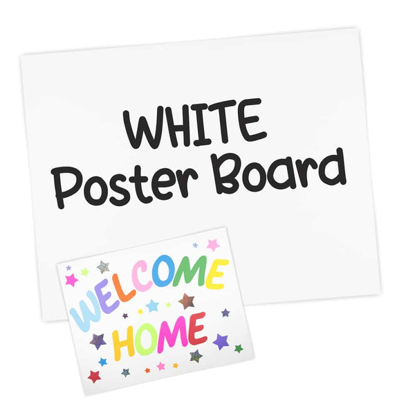 White Posterboard 11"x14" 25 pcs